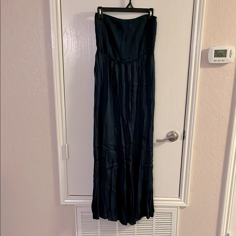 Vanessasitbon Saint-Tropez Italian made sleeveless navy maxi dress. Sz M